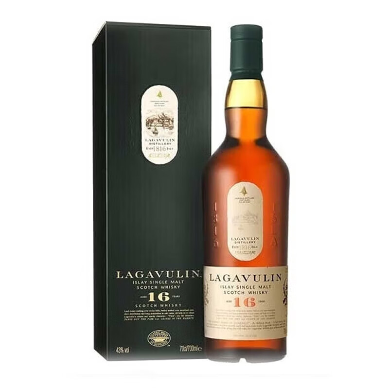 乐加维林16年苏格兰 单一麦芽洋酒威士忌700ml
