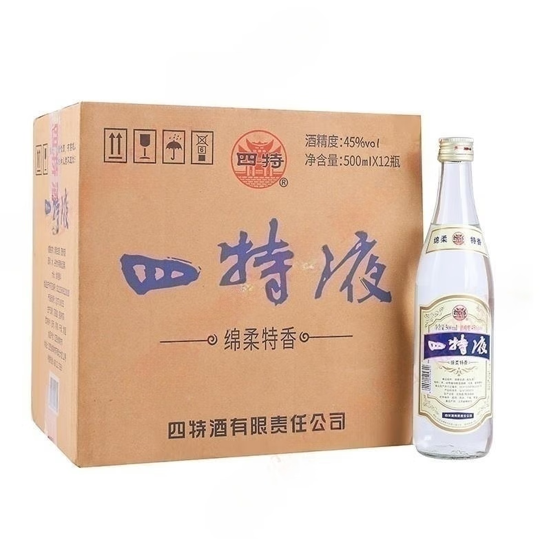 四特液  特香型白酒 45度 500mL 12瓶